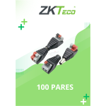 Conectores DC Prensa – Macho y Hembra – 100 Pares