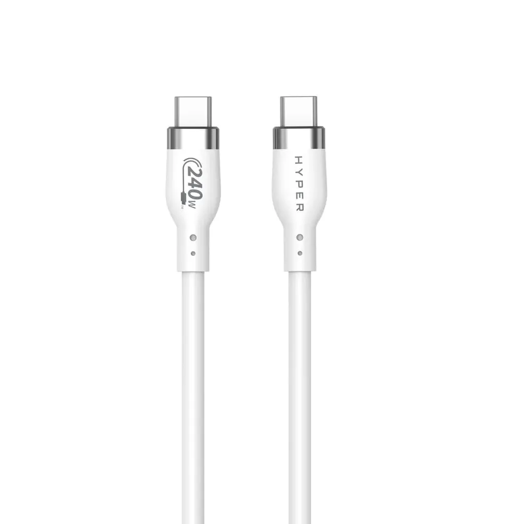 HJ4001WHGL CABLE HYPERJUICE USB-C a USB-C - 1 METRO - Imagen 1