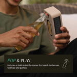 PARLANTES MARLEY RISE UP SOLAR - BLUETOOTH - CREMA - Imagen 2