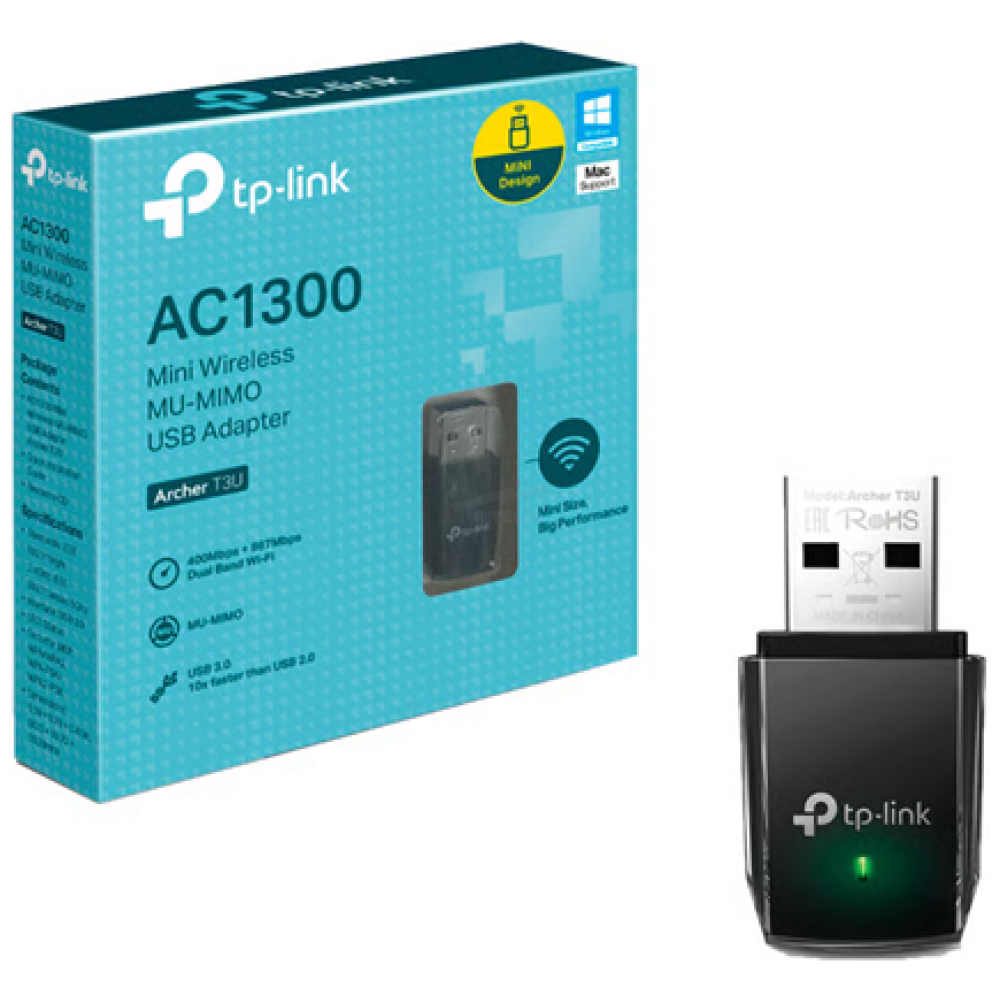 Tarjeta de red inalámbrico TP-Link AC1300 - Imagen 1