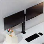 SOPORTE KLIP PARA 2 MONITORES - CON REGLETA INTEGRADA - 13-32" - Imagen 3