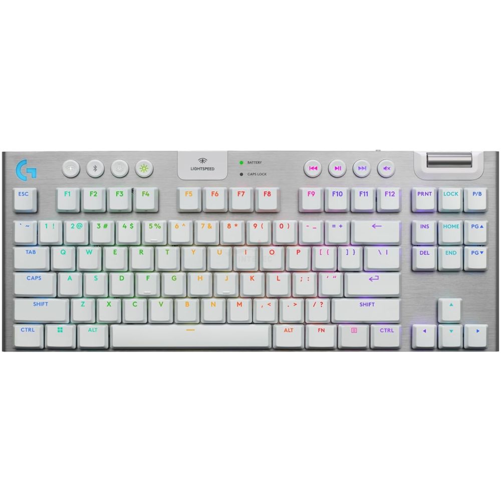 TECLADO GAMING LOGITECH G915 X LIGHTSPEED TKL - BLANCO - Imagen 1