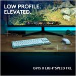TECLADO GAMING LOGITECH G915 X LIGHTSPEED TKL - BLANCO - Imagen 3