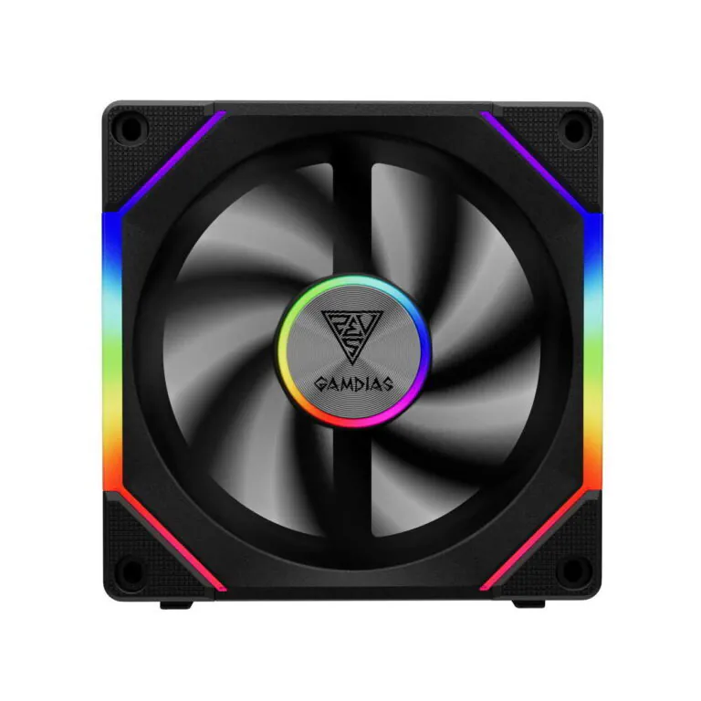 VENTILADOR GAMDIAS AEOLUS P2 1201 ARGB - NEGRO
