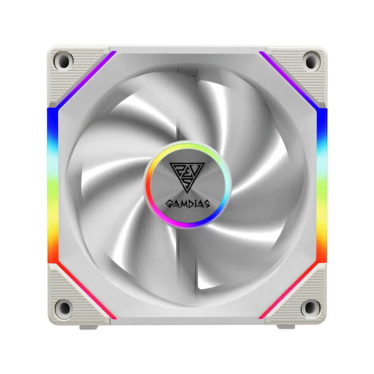 VENTILADOR GAMDIAS AEOLUS P2 1201 ARGB - BLANCO