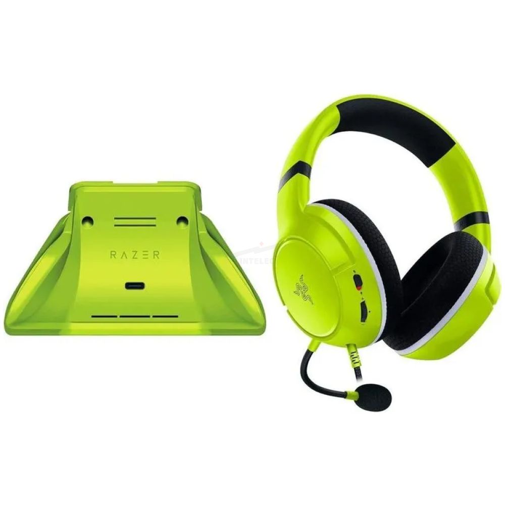 HEADSET RAZER KAIRA X XBOX BUNDLE CARGADOR CONTROL XBOX - VERDE - Imagen 1