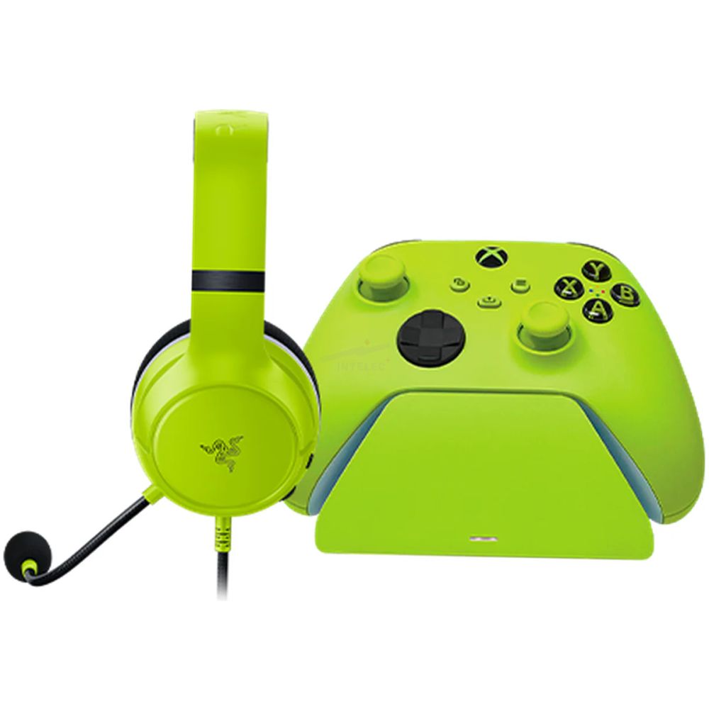 HEADSET RAZER KAIRA X XBOX BUNDLE CARGADOR CONTROL XBOX - VERDE - Imagen 2
