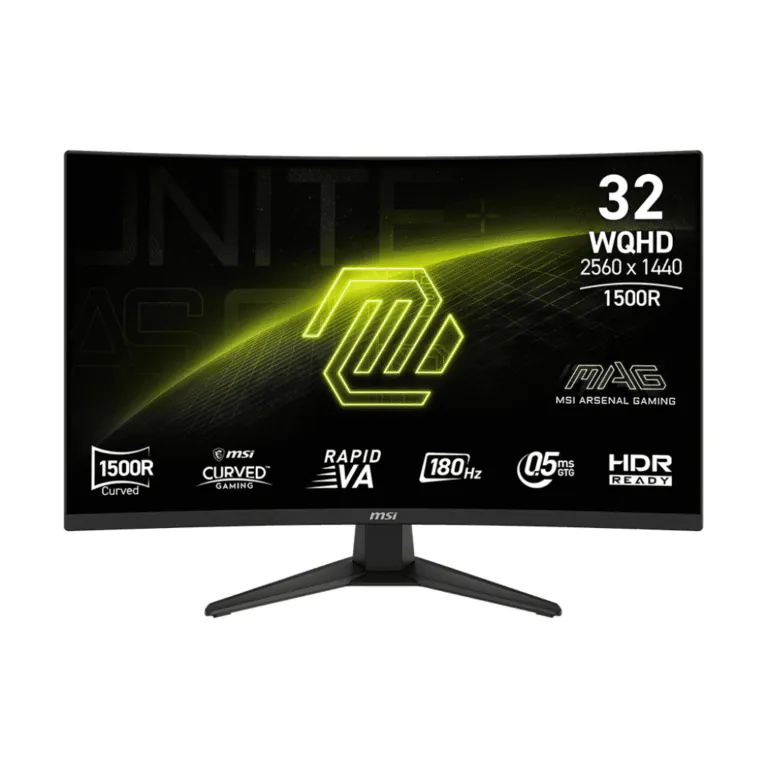 MONITOR LED CURVO 31.5" MSI MAG 321CQF E18 0.5MS - 180HZ - 2560X1440
