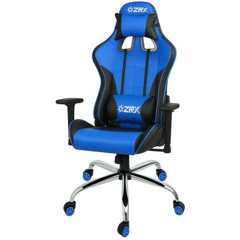 SILLA GAMING ZRX ALPHA - AZUL CON NEGRO