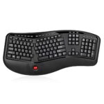 TECLADO ERGONOMICO ADESSO - CON TRACKBALL - INALAMBRICO