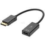 ADAPTADOR XTECH DISPLAYPORT MACHO A HDMI HEMBRA