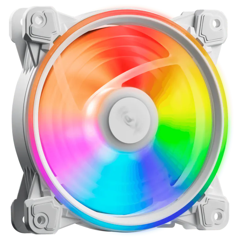 VENTILADOR XPG HURRICANE 120 ARGB - BLANCO