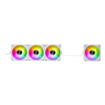 VENTILADOR XPG HURRICANE MAG 120 ARGB PWM  4PACK  NEGRO