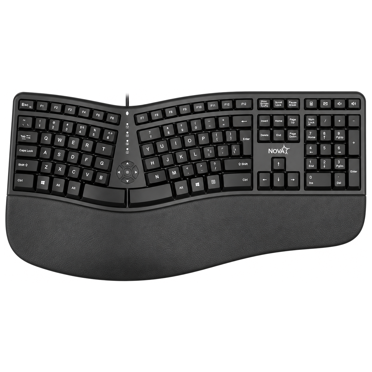 KMYV82U0001C - Intelec | Tecnología y Fitness TECLADO ERGONOMICO NOVA - ALAMBRICO USB