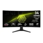 MONITOR LED 34" MSI MAG 346CQ CURVO 1MS - 180HZ - 3440X1440