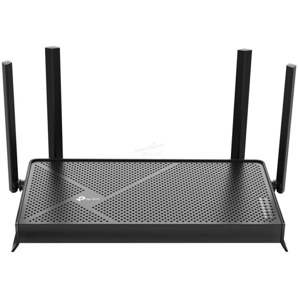 ARCHER BE230 Wireless router with four external antennas and a perforated top, branded TP-Link.