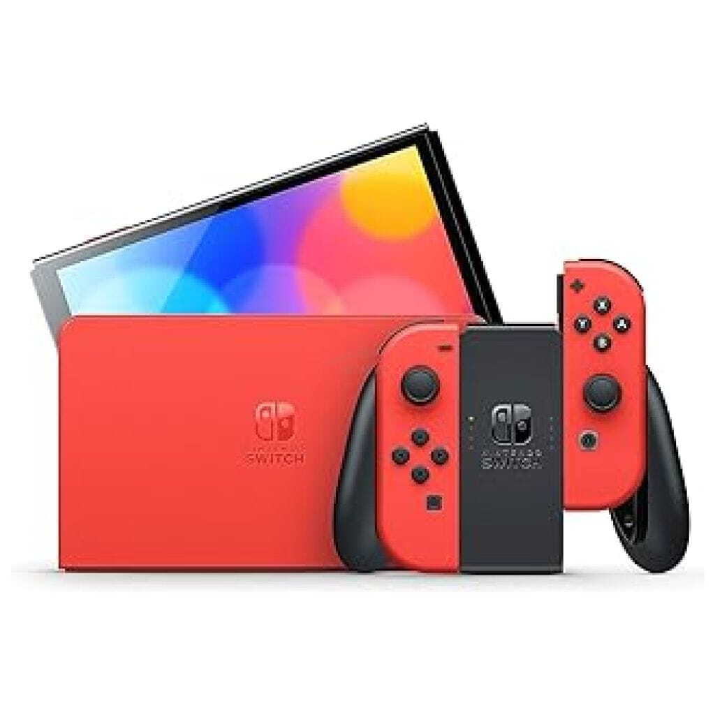 NINTENDO SWITCH OLED – MARIO RED – OUTLET
