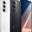 Three POCO smartphones—white, black, and a front view—showing the triple-camera rear module and a bright screen edge-to-edge display in the foreground.