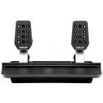 Dual SIMAGIC foot pedal controller with 12-button pads for flight sim or streaming, mounted on a black base.