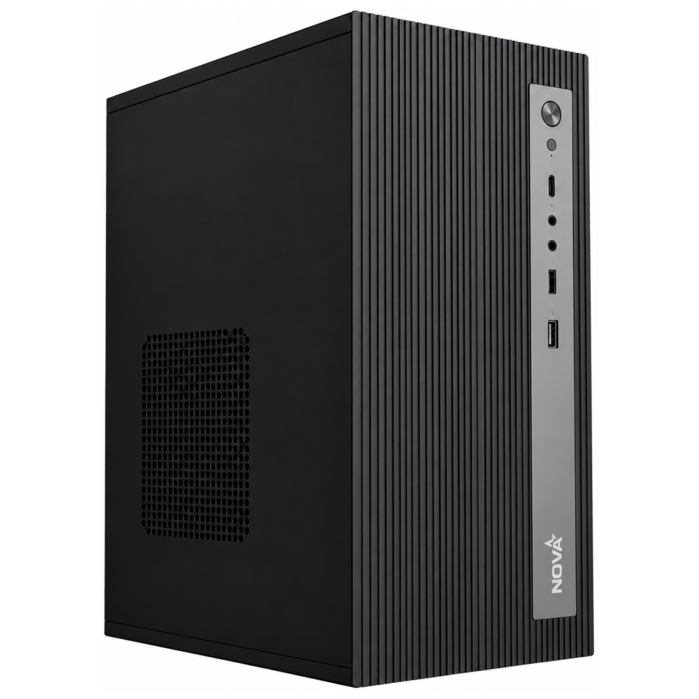 CASE NOVA MICRO ATX  - CON FUENTE DE PODER 600W