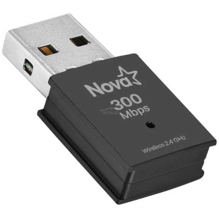 USB wireless dongle labeled NovoStar with 300 Mbps (2.4 GHz) connectivity