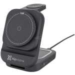Klipxtreme wireless car charger with adjustable phone mount and a circular 15W charging dial