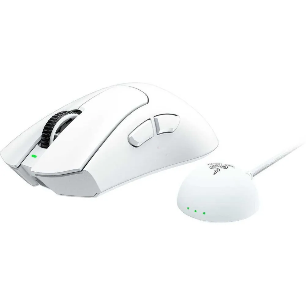 マウス・トラックボール Razer DeathAdder V4 Pro White MOUSE GAMING RAZER DEATHADDER V4 PRO – INALAMBRICO – BLANCO