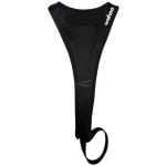 Chest-worn heart rate monitor strap (Wahoo), black with mesh fabric and adjustable elastic band.