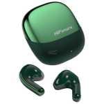 Green HiFuture true wireless earbuds with a compact charging case.