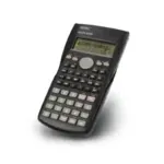 Royal RO-FX-85MS scientific calculator with a large LCD display and extensive function keys surface clip-on view, angled for easy typing.