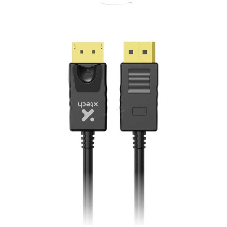 Two USB-A male connectors with black cables, shown side by side from the front, one housing featuring a molded logo.