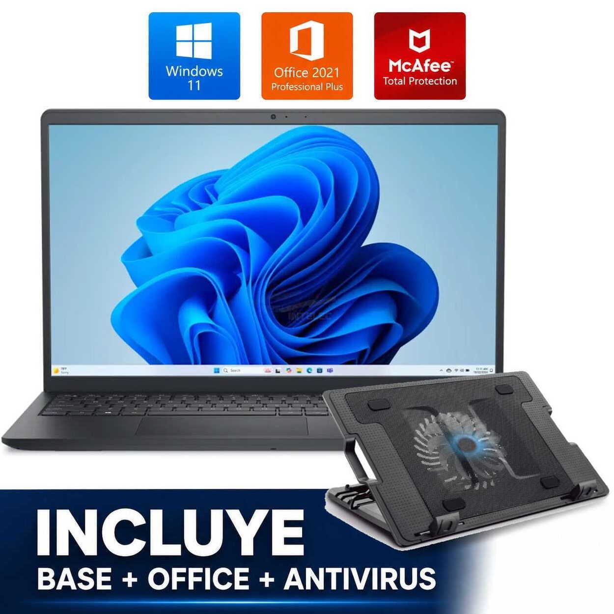 Laptop Dell DC15250 Core i5 8GB 512GB SSD táctil