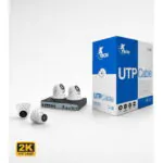 KIT Zkteco - 4 CAMARAS IP BULLET - 4MP
