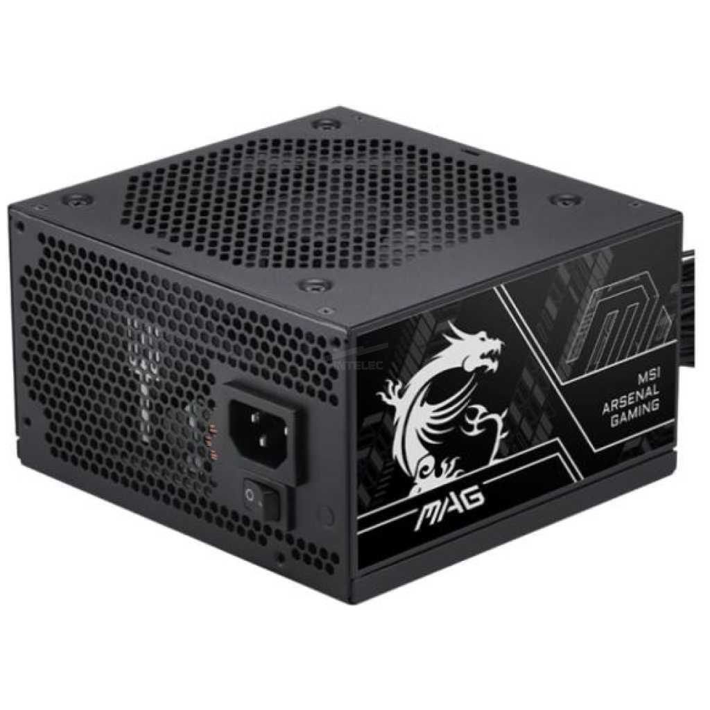FUENTE DE PODER MSI MAG 750 WATTS PCIE5 III 80 PLUS BRONZE