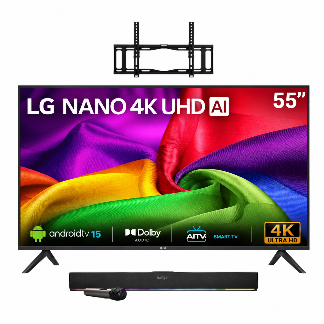 50NU800BPSC-COMBO COMBO PANTALLA LG 50" NANO 4K UHD AI NU80 SMART - Imagen 1