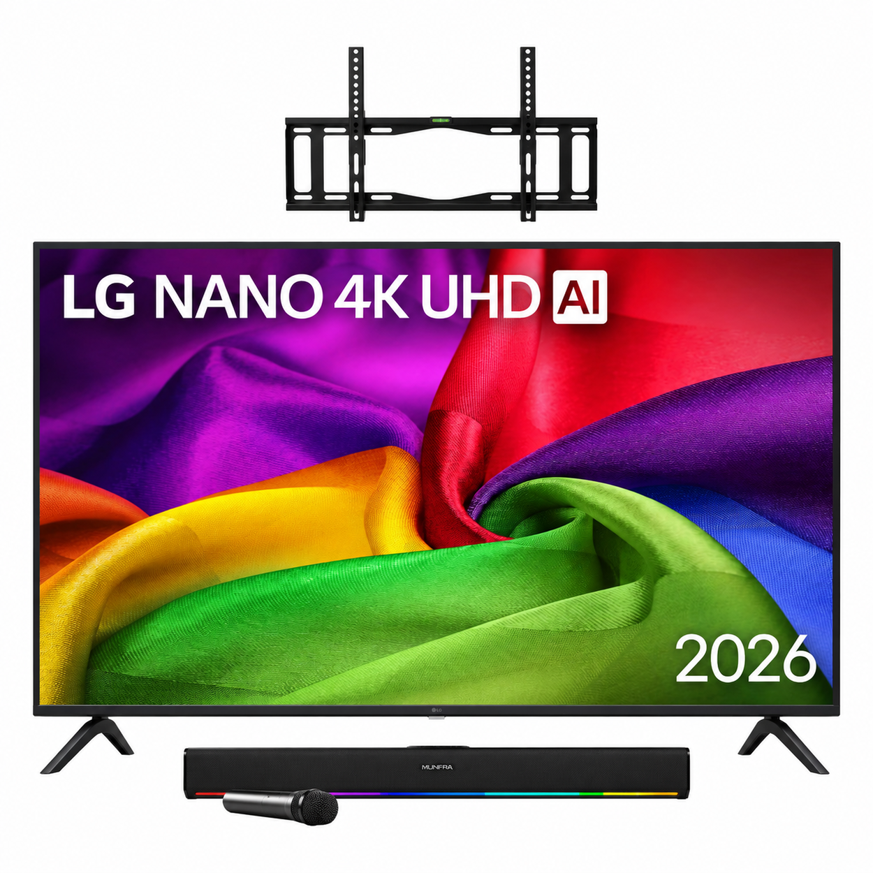 55NU800BPSB-COMBO- COMBO PANTALLA LG 55" NANO 4K UHD AI NU80 SMART 2026 - Imagen 1