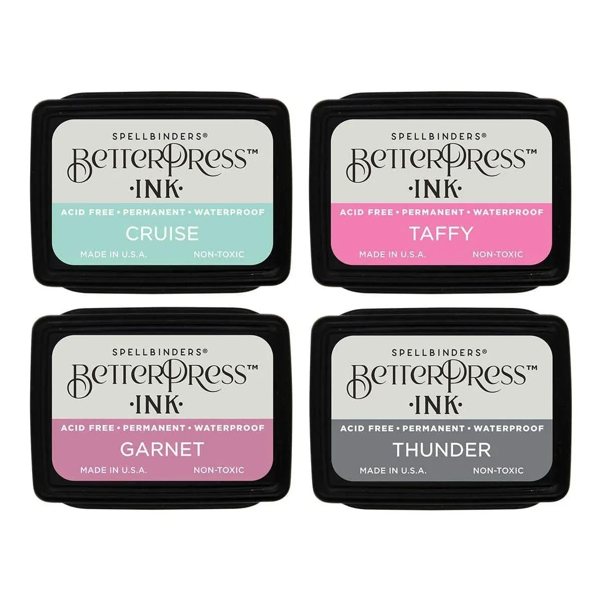 SET MINI DE TINTAS BETTERPRESS JET SET – 4 COLORES
