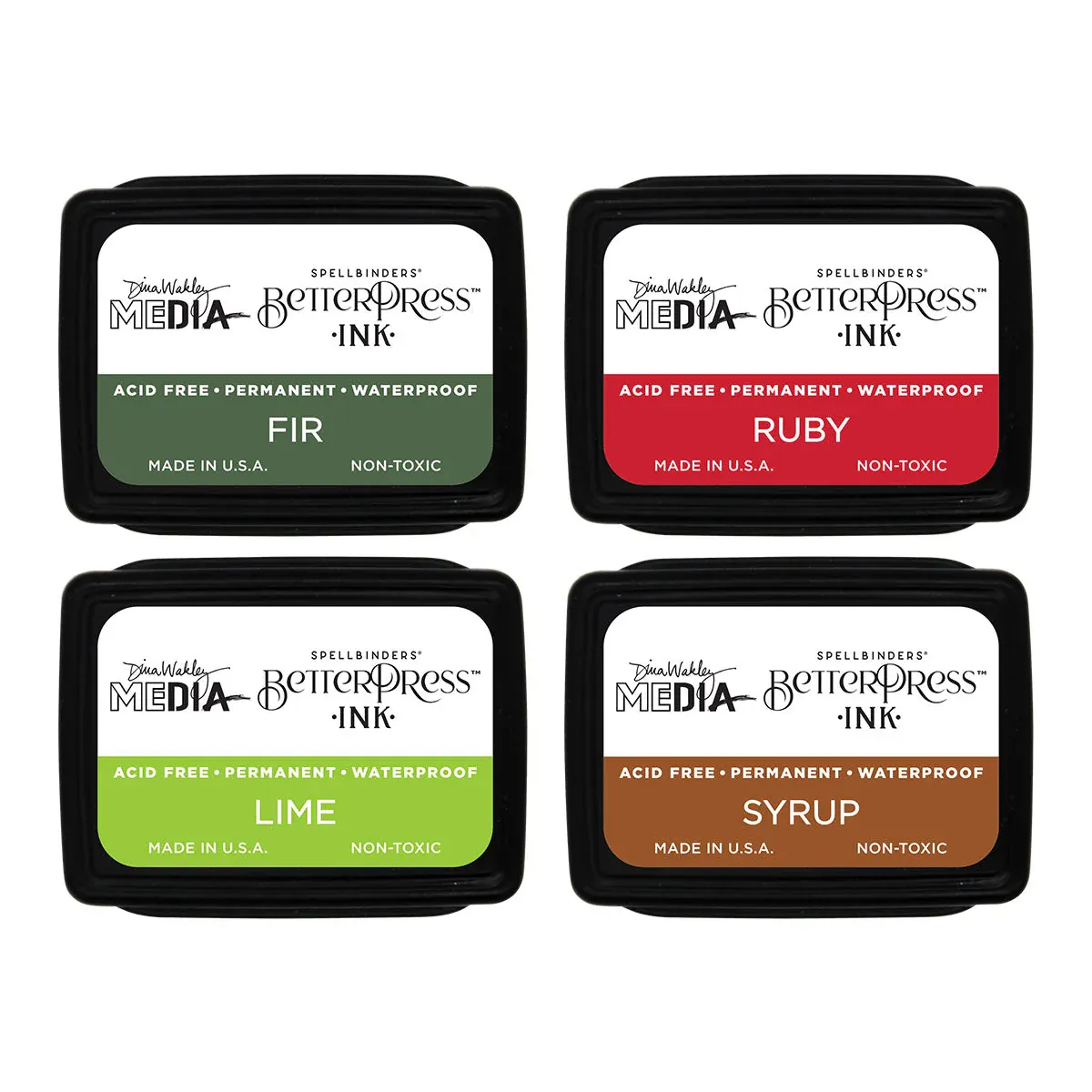BPI-059 SET MINI DE TINTAS BETTERPRESS EN TONOS FESTIVOS DE DINA - Imagen 1