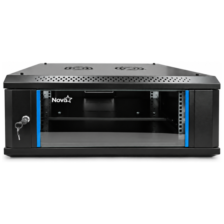 GABINETE PARA RED - NOVA - 4U - PANEL ACERO SPCC