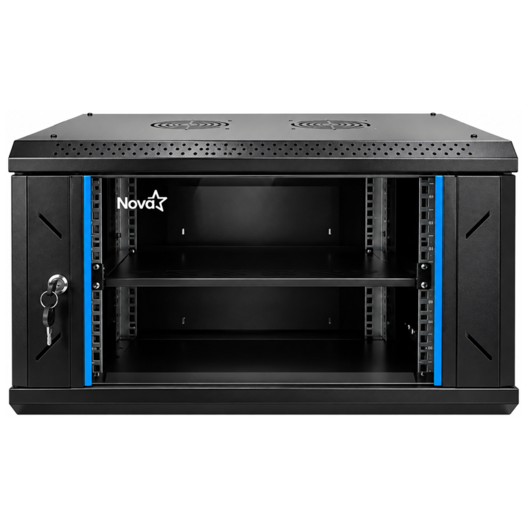 GABINETE PARA RED - NOVA - 6U - PANEL ACERO SPCC