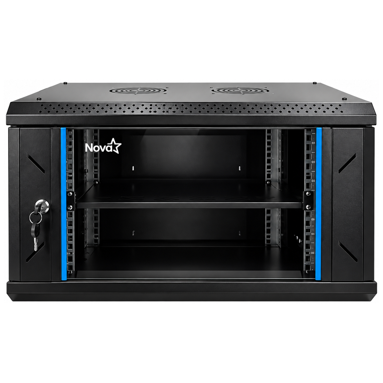 GABINETE PARA RED – NOVA – 6U – PANEL ACERO SPCC