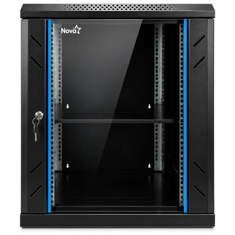 GABINETE PARA RED - NOVA - 12U - PANEL ACERO SPCC