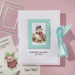 CARPETA DE EMBOSSING 3D CON TROQUEL POSTAGE STAMPS - Imagen 2