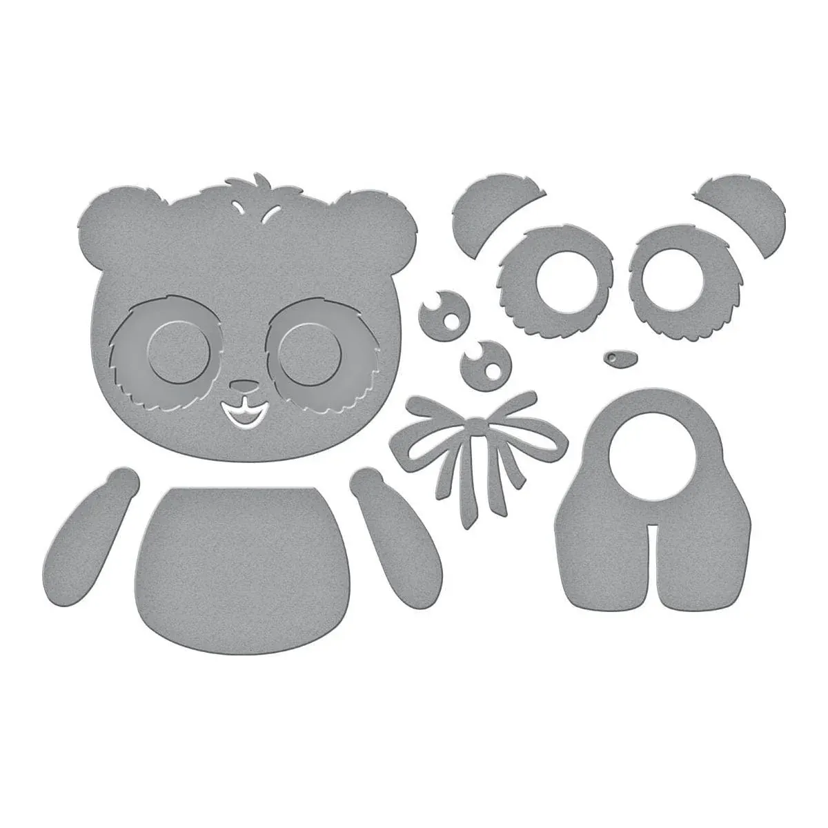 S2-378 TROQUELES DANCIN' BIRTHDAY PANDA - Imagen 1