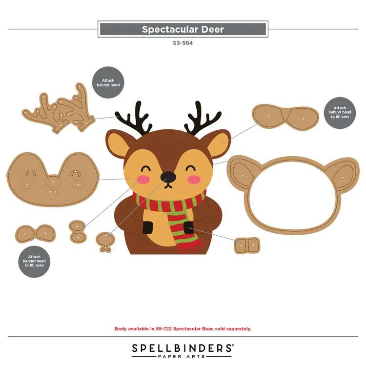 TROQUELES SPECTACULAR DEER