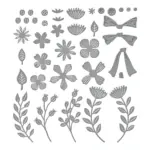 TROQUELES GARDEN WREATH ADD-ONS DE SUZANNE HUE