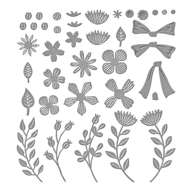 TROQUELES GARDEN WREATH ADD-ONS DE SUZANNE HUE