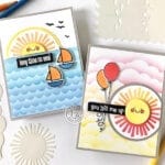 PLANTILLA STENCIL HERO ARTS WAVES SCENE - Imagen 2