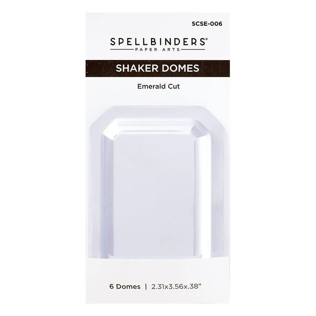 SCSE-006 CUPULA TIPO SHAKER CORTE ESMERALDA - 6 PACK - Imagen 1