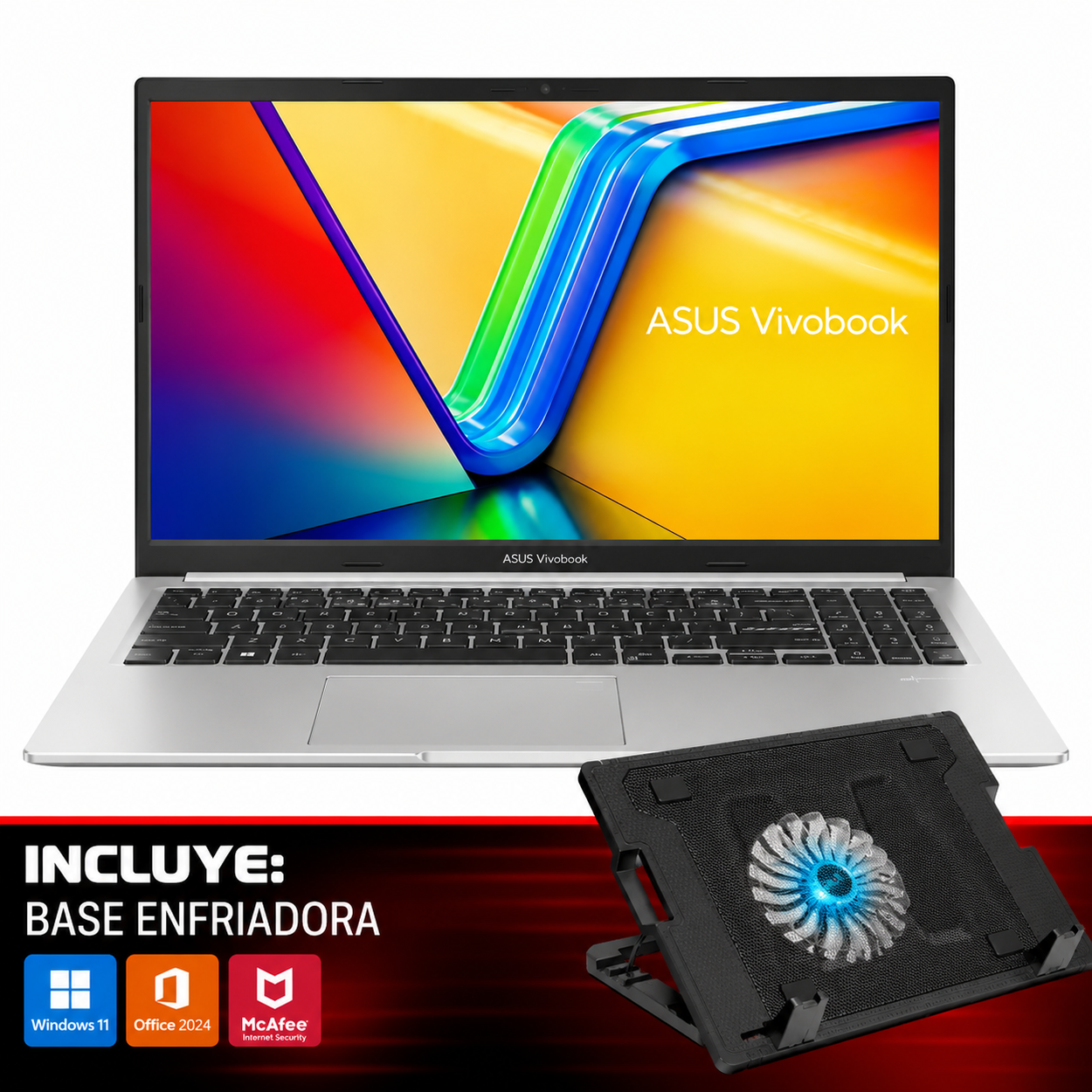 COMBO LAPTOP ASUS VIVOBOOK 15 M1502YA R7-7730U – 16GB – 512GB-SSD – 15.6″ – ESP